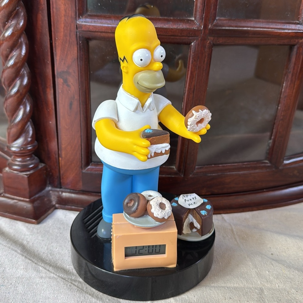Homer Simpson Donut Figurine
